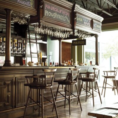 Tudor Oak Home Bar
