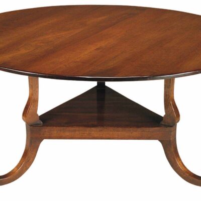 Circular Traditional English Handmade Tripod Dining Table