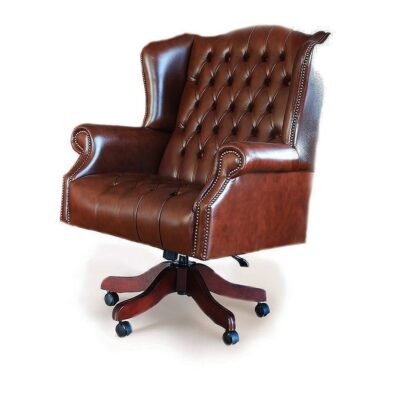 Classic Wing Double Extra Large Chesterfield Office Chair Classic Wing Double Extra Large Chesterfield Office Chair