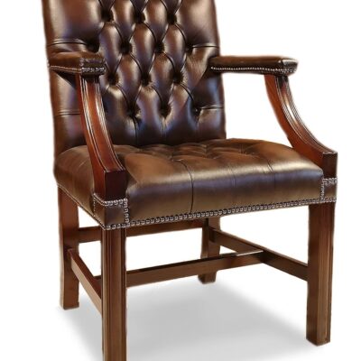 Gainsborough Traditional Handmade English Chesterfield Arm Chair Gainsborough Traditional Handmade English Chesterfield Arm Chair