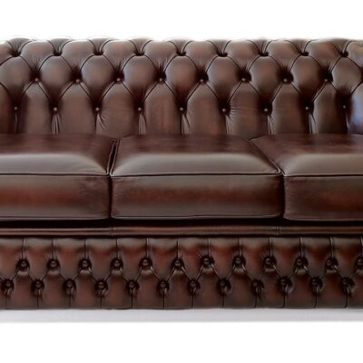 Buckingham 3 Seat Leather Chesterfield Sofa Buckingham 3 Seat Leather Chesterfield Sofa