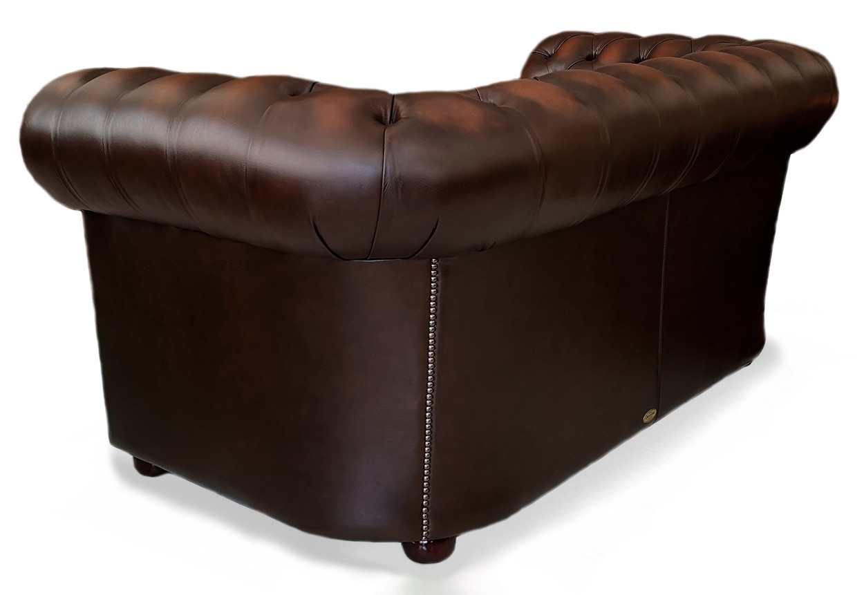 Buckingham 2 Seat Leather Chesterfield Sofa