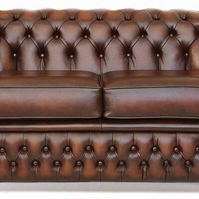 Buckingham 2 Seat Leather Chesterfield Sofa