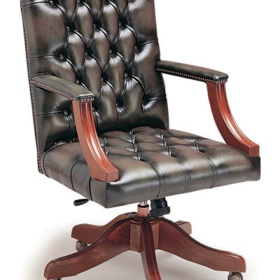 Gainsborough Traditional Handmade English Chesterfield Swivel Pa
