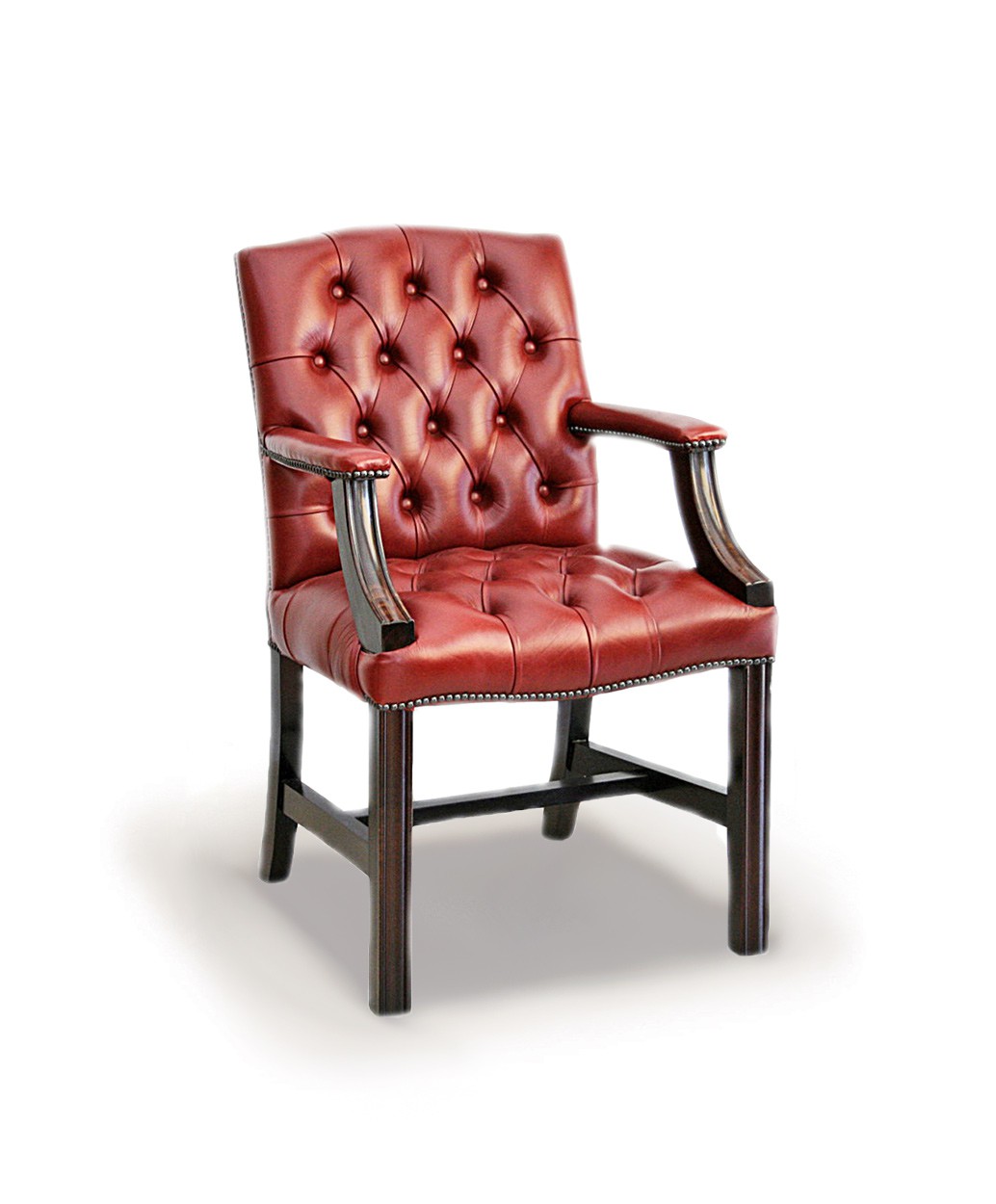 Richmond Traditional Handmade English Leather Chesterfield Armch