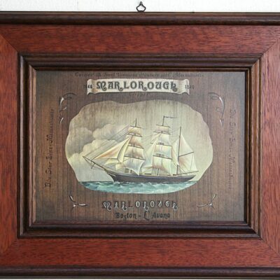 Ships Marlorough Red Traditional Handmade Picture Frame
