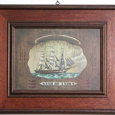 Ships Star of India Traditional Handmade Picture Frame