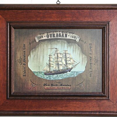 Ships Ouragan Red Traditional Handmade Picture Frame