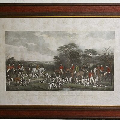 Hunting Scene Handmade Tradtional Large Picture Frame