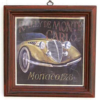 Rally Races 2 Traditional Handmade Picture Frame