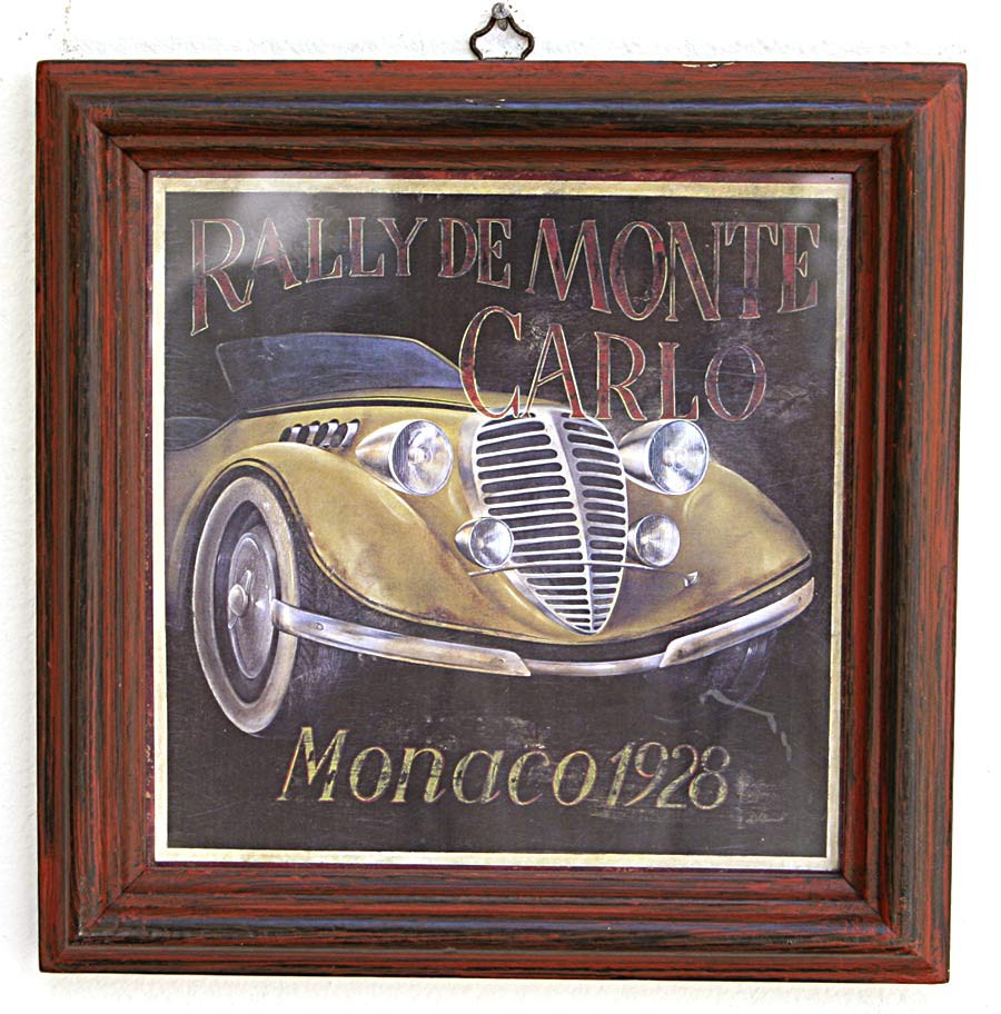 Rally Races 2 Traditional Handmade Picture Frame