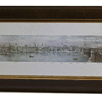 Thames Views Long Handmade Traditional English Picture Frame