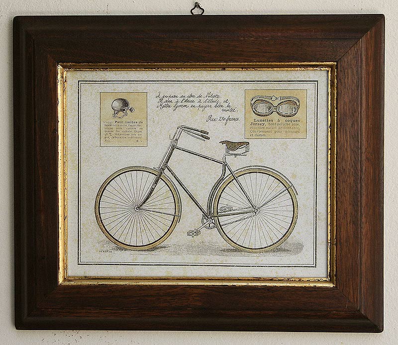 Bicycles 2 Handmade Picture Frame