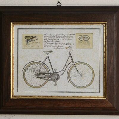 Bicycles 3 Handmade Picture Frame