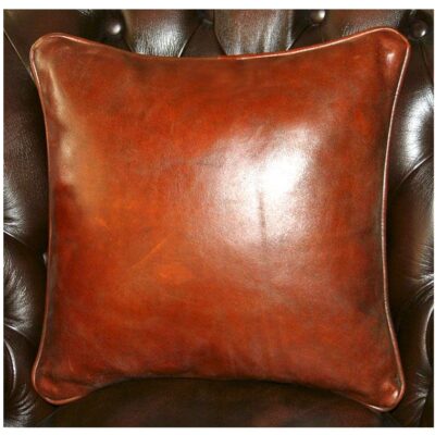 Gentleman's Leather Tradition Handmade Cushion