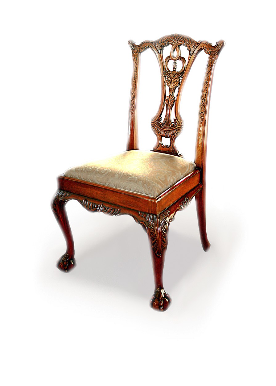 Chippendale Traditional English Handmade Dining Chair