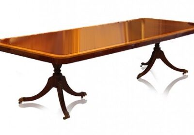 Pedestal Traditional English Handmade Dining Table