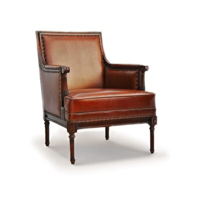 Gentleman's Traditional Handmade Leather Armchair