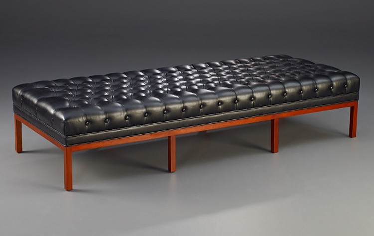 Amsterdam Bench Handmade leather Seat