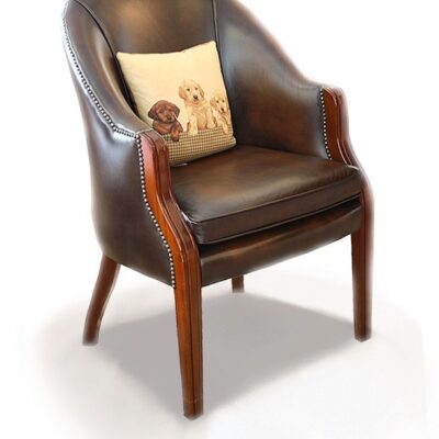 Russell Chair Traditional Handmade English Leather Chesterfield Russell Chair Traditional Handmade English Leather Chesterfield