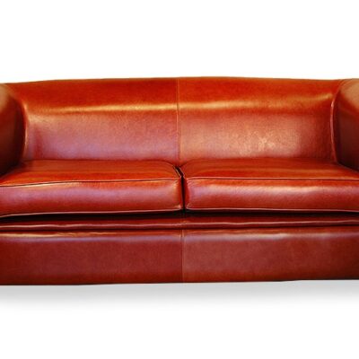 Buckingham Plain Back Sofa Buckingham Δερμάτινος 3θέσιος Καναπές Chesterfield Χωρίς Κουμπιά