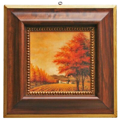 Landscape with Trees Handmade Traditional Picture Frame