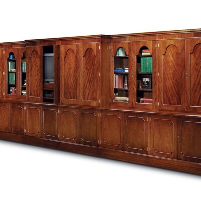 Media Traditional Handmade English Wall Unit
