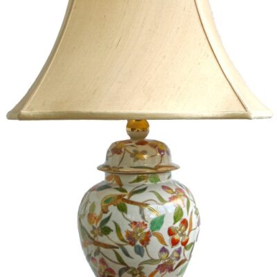 Porcelain Handmade Traditional English Side Lamp