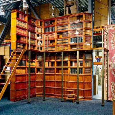 Studio Globe Wernicke Bookcase with Balcony & Stairs