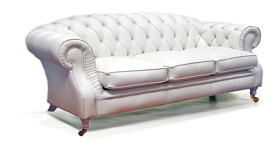 Balmoral Handmade English Leather Chesterfield Sofa