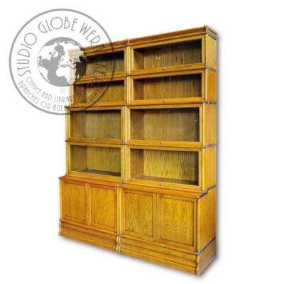 Studio Globe Wernicke Oak Library Bookcase
