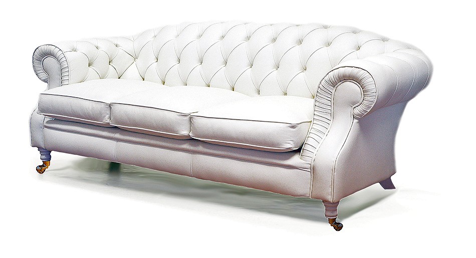 Balmoral Handmade English Leather Chesterfield Sofa