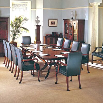 Birdcage Traditional English handmade Conference Table