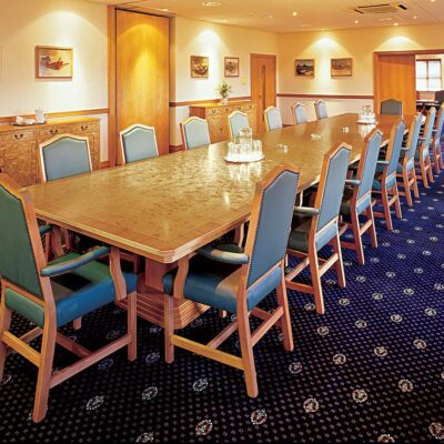 Column Base Handmade Traditional English Conference Table