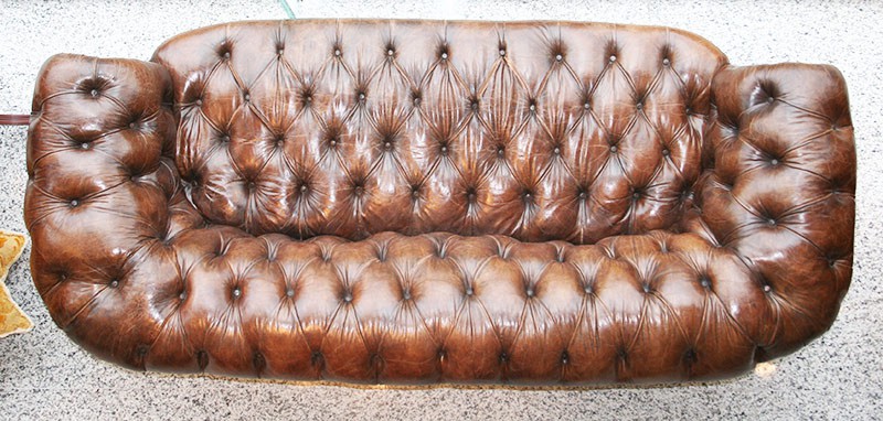 Victorian Original Vintage Antique English Handmade Chesterfield
