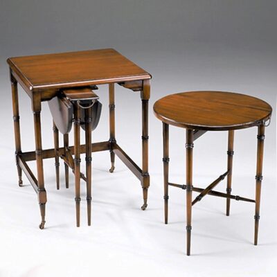 Nesting Tables Handmade in Walnut Group of Three