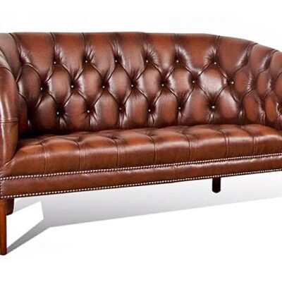 Jasper Chesterfield English Leather Sofa