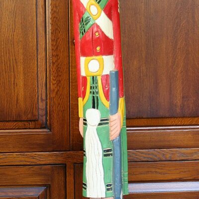 Highlander Black Watch Hand Carved Vintage Soldier