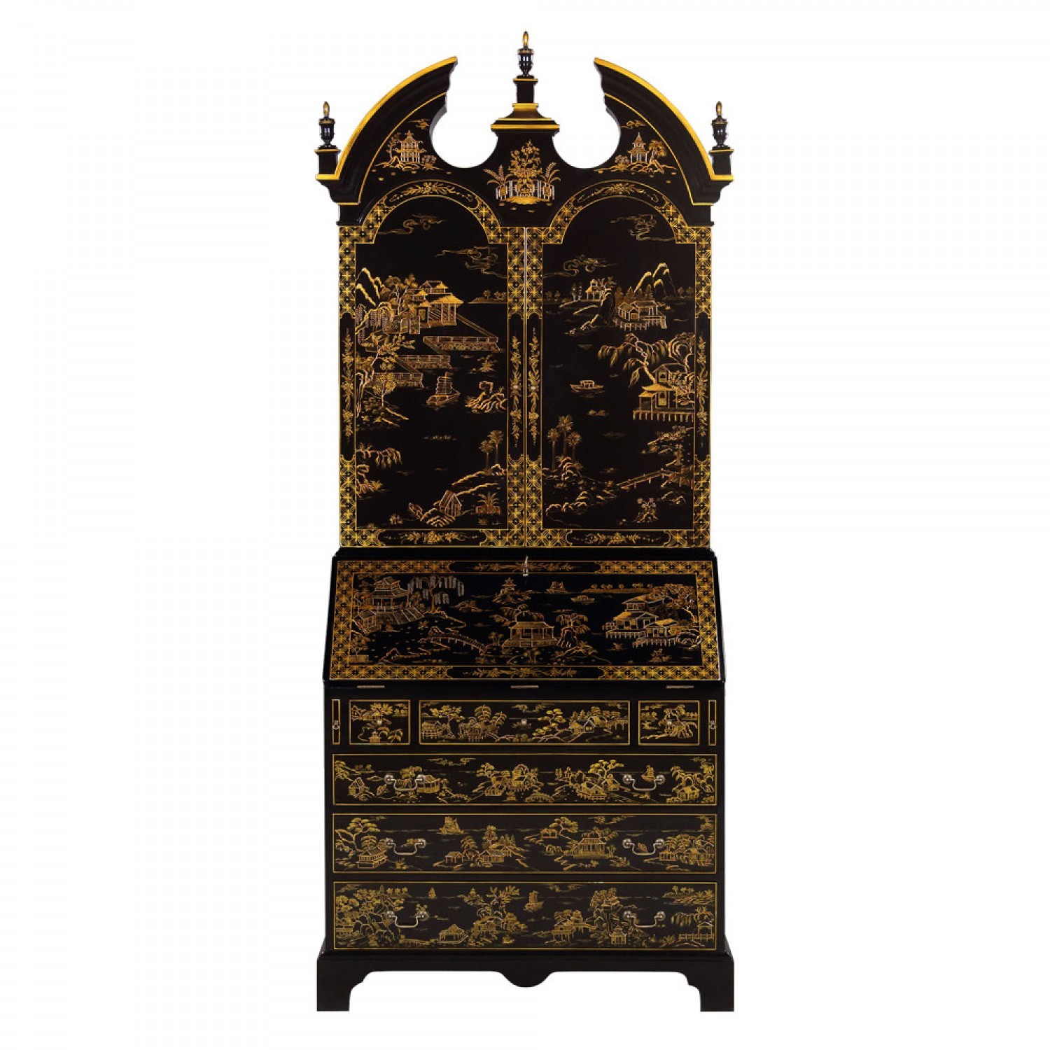 Prince of Wales Handmade Traditional English Secretary