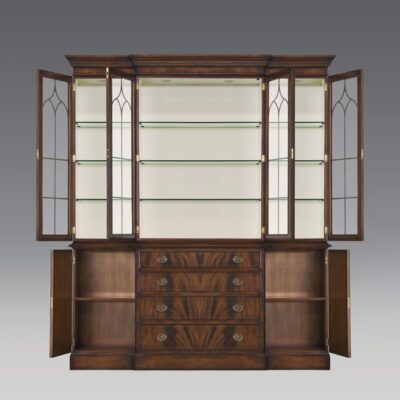 Cardiff Breakfront 4 Door Bookcase