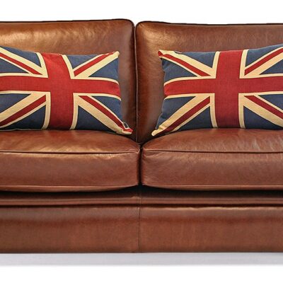 Blenheim Leather 3 Seat Sofa Blenheim Leather Handmade English Sofa