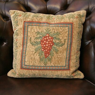 Kilim Panel Gold Vine Cushion