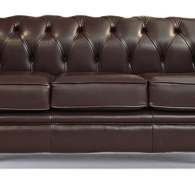 Riley 3 Seat Chesterfield Riley 3 Seater Handmade English Chesterfield in Espresso Brown