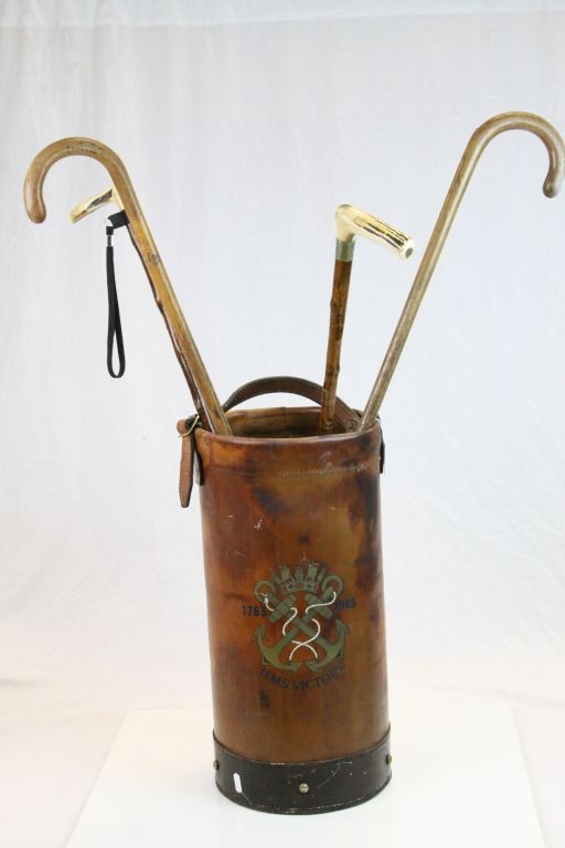 Leather Stick Stand