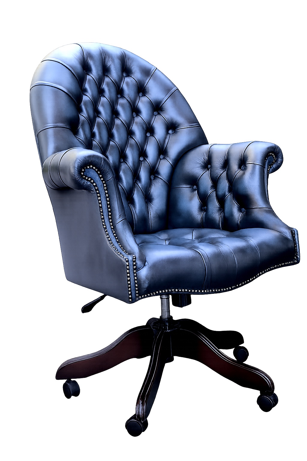 Directors Office Chair in Antique Blue