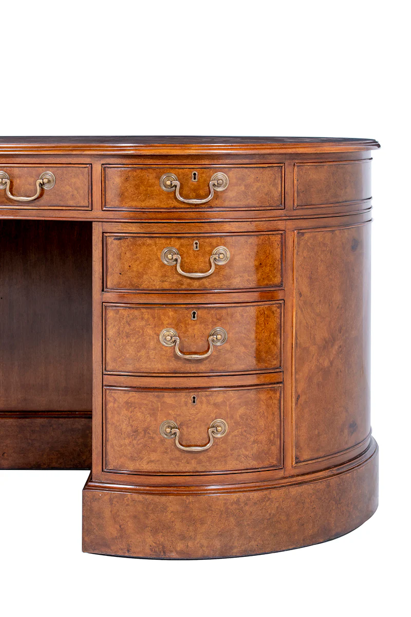 Kidney Desk with Leather Top - Image 19