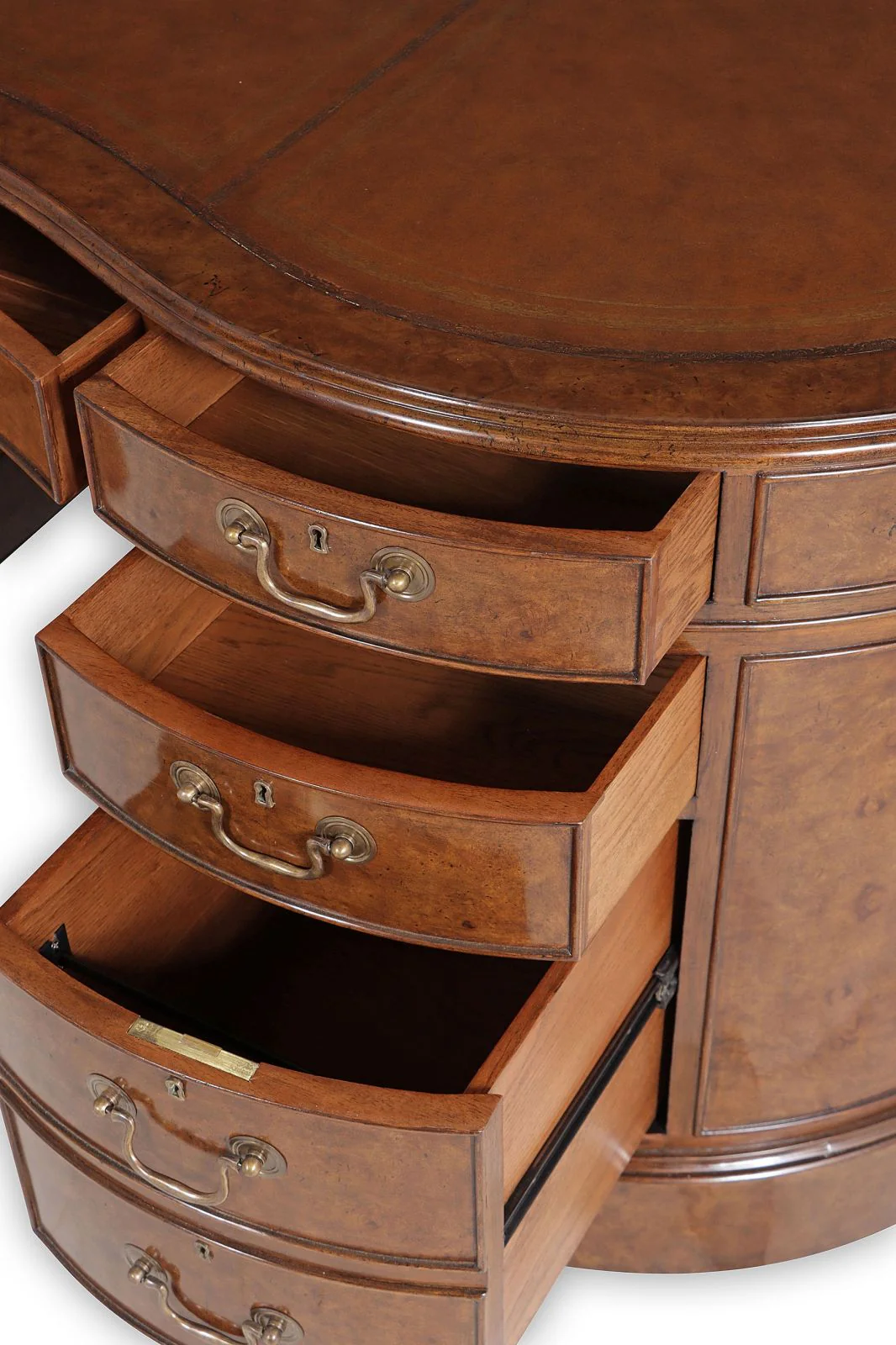 Kidney Desk with Leather Top - Image 8