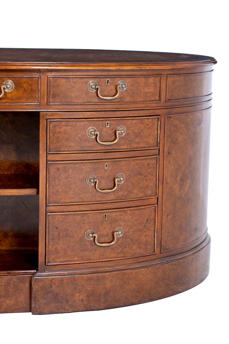 Kidney Desk with Leather Top - Image 13