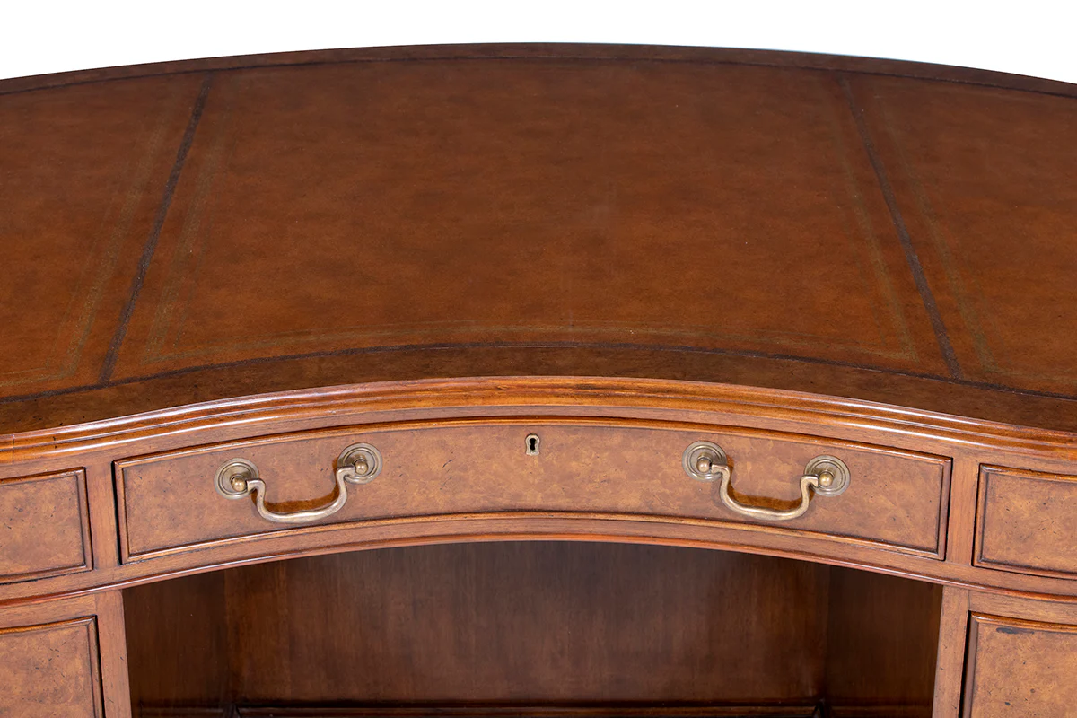 Kidney Desk with Leather Top - Image 11