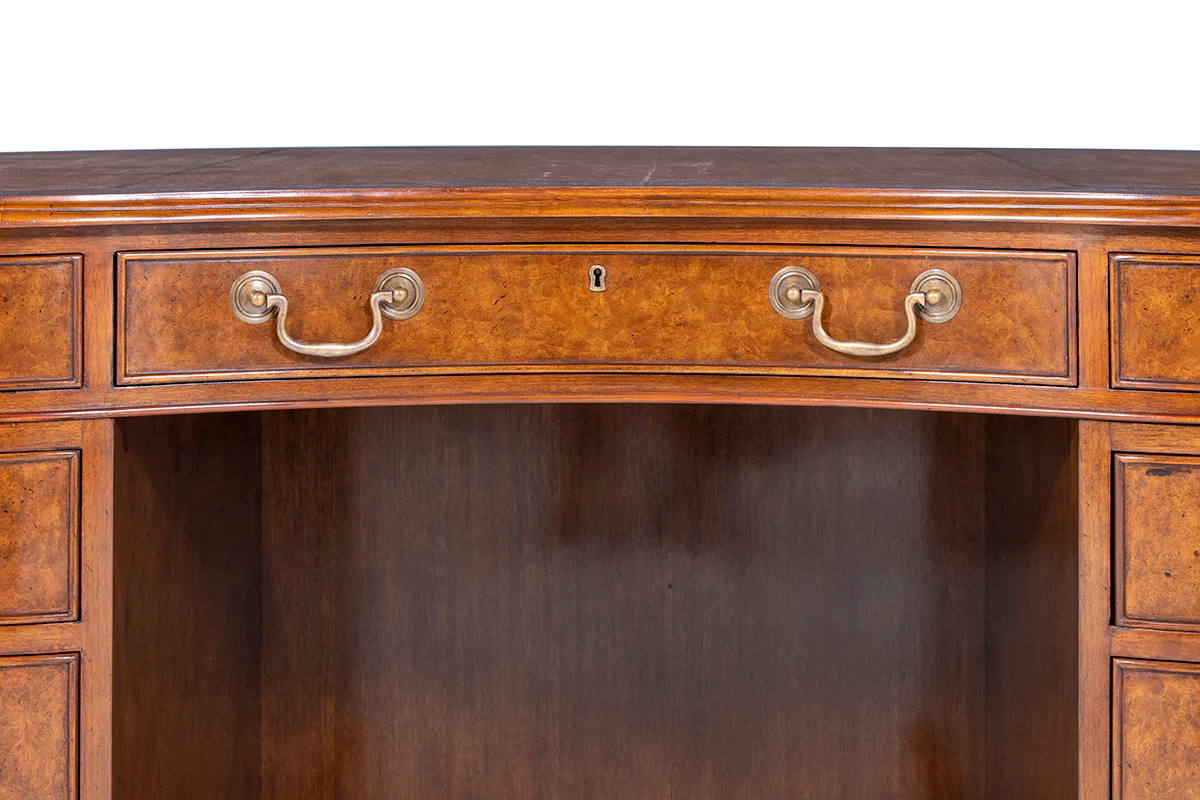Kidney Desk with Leather Top - Image 10